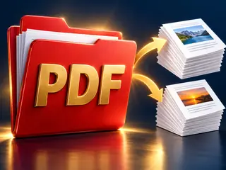 PDF documents arranged into organised page groups.