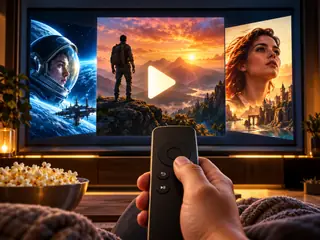 A personal film collection and playback choice.